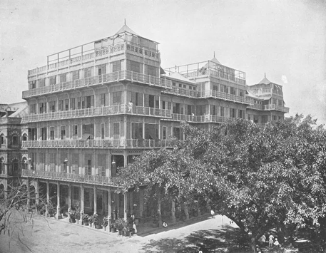 The Esplanade Hotel, Bombay, c. 1895