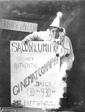 Salon Lumi�re ad. with pierrot