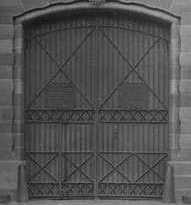 Forbes St gate of Darlinghurst Gaol, 1887