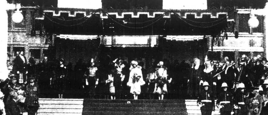 The wonderful scene at Canberra, 9 May 1927