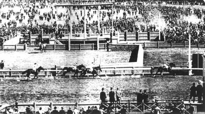 Finish for the Derby, 1897